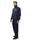 Утепленный темно-синий костюм: кофта и брюки | 6817857 | фото 3