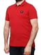 Червона футболка-поло з вишитим логотипом | 6817862 | фото 2