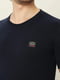 Бавовняна чорна футболка з лого | 6817866 | фото 3