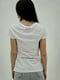 Бавовняна біла футболка з принтом | 6817885 | фото 3