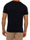 Чорна футболка з лого із органічної бавовни | 6817947 | фото 2