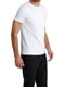 Біла футболка з лого із органічної бавовни | 6817949 | фото 2