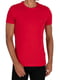 Хлопковая красная футболка с лого | 6817955 | фото 2