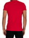 Хлопковая красная футболка с лого | 6817955 | фото 3