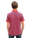 Червоно-синя смугаста футболка-поло | 6817959 | фото 4
