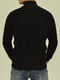 Чорний светр з коміром на блискавці | 6817972 | фото 3