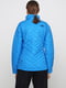 Блакитна стьобана куртка з водовідштовхувальною оболонкою DWR | 6817982 | фото 2