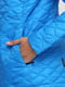 Блакитна стьобана куртка з водовідштовхувальною оболонкою DWR | 6817982 | фото 3