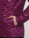 Бордова стьобана куртка з водовідштовхувальною оболонкою DWR | 6817984 | фото 4