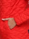 Червона стьобана куртка з водовідштовхувальною оболонкою DWR | 6817985 | фото 3