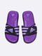 Шльопанці фіолетово-чорні Adissage SC W | 6817998 | фото 2