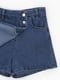 Шорти-спідниця сині джинсові | 6739025 | фото 9