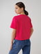 Укорочена футболка рожевого кольору | 6818091 | фото 4