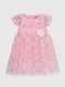 Сукня рожева з фатином та принтом | 6818097 | фото 10