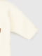 Чоловічок молочного кольору, декорований вушками на капюшоні та малюнком | 6818155 | фото 3