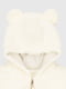 Чоловічок молочного кольору, декорований вушками на капюшоні та малюнком | 6818155 | фото 4
