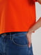 Укорочена футболка помаранчевого  кольору | 6818178 | фото 2