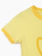 Сукня-футболка жовта з принтом | 6818198 | фото 10