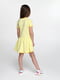 Сукня-футболка жовта з принтом | 6818198 | фото 6