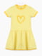 Сукня-футболка жовта з принтом | 6818198 | фото 8