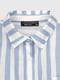 Сорочка у смужку біло-блакитна | 6818270 | фото 9
