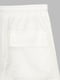Білі штани прямого крою з накладними кишенями | 6818291 | фото 5