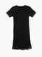 Сукня-футболка чорна | 6818459 | фото 4