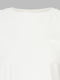 Укорочена футболка вільного крою біла | 6818468 | фото 8