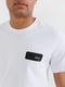 Біла футболка з логотипом бренду | 6818475 | фото 4