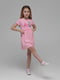 Сукня літня рожева з принтом | 6818476 | фото 2