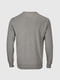 Пуловер з V-подібним вирізом сірий | 6818540 | фото 7