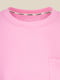 Укорочена рожева футболка з накладною кишенею | 6818551 | фото 10