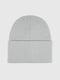 Сіра шапка-капор з підворотом | 6818636 | фото 3
