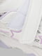 Кросівки біло-бузкові з екошкіри | 6818728 | фото 8