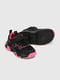Кросівки чорно-рожеві з екошкіри | 6818759 | фото 7