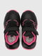 Кросівки чорно-рожеві з екошкіри | 6818759 | фото 9