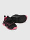 Кросівки чорно-рожеві з екошкіри | 6818762 | фото 7