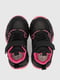 Кросівки чорно-рожеві з екошкіри | 6818762 | фото 9
