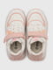 Кросівки сіро-рожеві з екошкіри | 6818838 | фото 8
