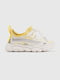 Кросівки жовто-білі на шнурівці | 6818933 | фото 2