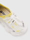 Кросівки жовто-білі на шнурівці | 6818933 | фото 5