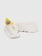 Кросівки жовто-білі на шнурівці | 6818933 | фото 9