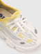 Кросівки жовто-білі на шнурівці | 6818956 | фото 5