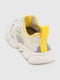 Кросівки жовто-білі на шнурівці | 6818956 | фото 7