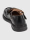 Чорні туфлі з екошкіри, декоровані металевою пряжкою | 6818984 | фото 7
