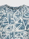 Синя футболка в абстрактний принт | 6819032 | фото 8