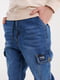 Джинси сині з карманами | 6819044 | фото 2
