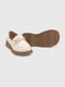Туфлі з екошкіри молочного кольору, декоровані металевою пряжкою з ведмедиком | 6819103 | фото 5