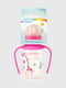Пляшка кругла рожева с силіконовою соскою | 6819113 | фото 2