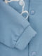 Костюм блакитно-білий в принт: боді, кофта та штани | 6819175 | фото 6